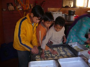 Making Christmas Cookies